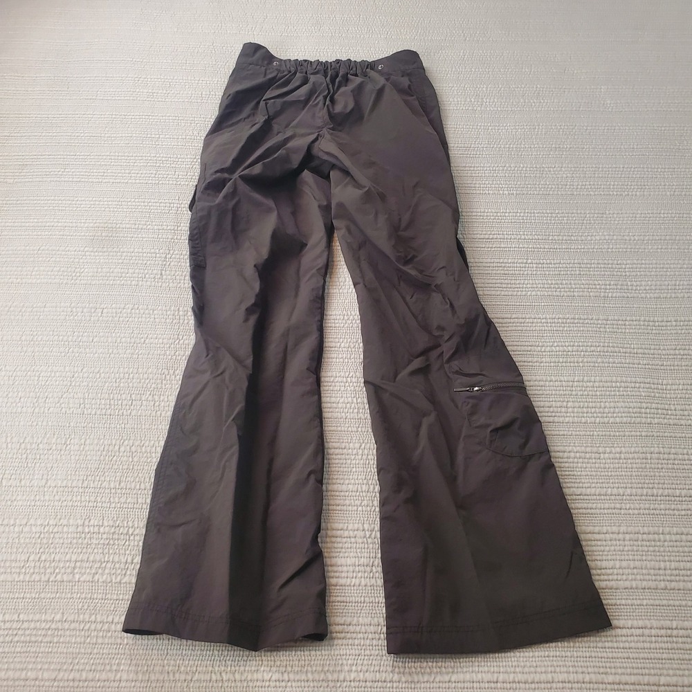 Urban Outfitters Cargo Pants Womens 2 Black Utility Gorpcore Straight Leg
